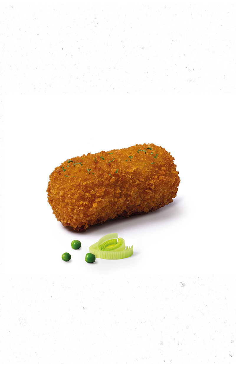 Grootmeester vegan groente kroketje met krokante korst