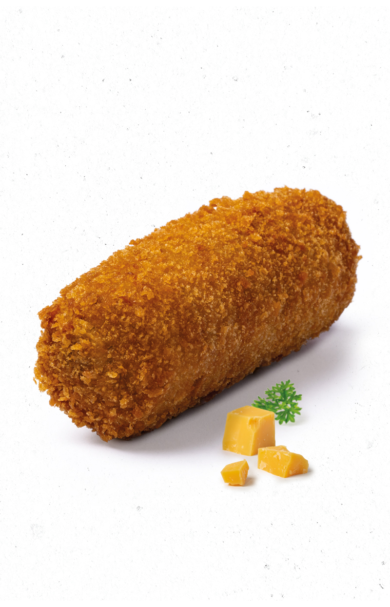 Grootmeester oude kaas kroket met krokante korst