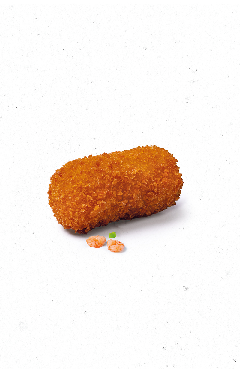 Garnalen kroketje van Grootmeester met krokante korst